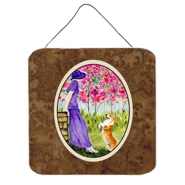 Corgi Aluminium Metal Wall Or Door Hanging Prints, Carolines Treasures, Mfr#: SS8616DS66